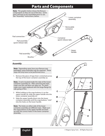 Wagner 0284014 Renuvo Deck Staining Tool Specification | Manualzz