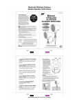VR3 VR100BTGS Bluetooth Outdoor Garden Speaker Manual