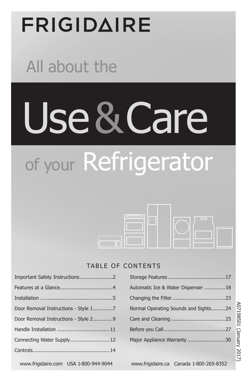 Frigidaire Ffss2615ts Manual Manualzz