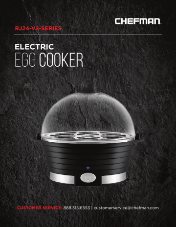 Chefman Double Decker Electric Egg Cooker - Red