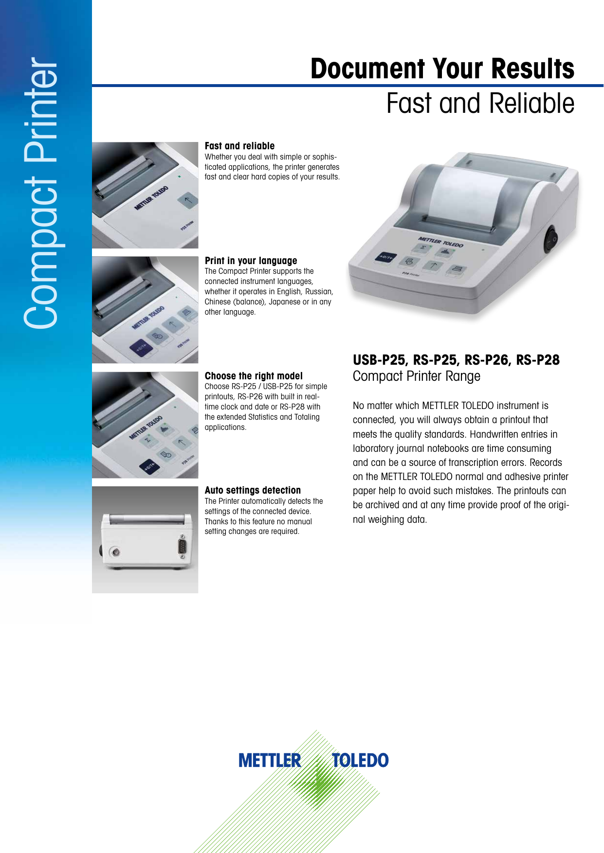METTLER TOLEDO(メトラートレド) RS-P25 プリンタ＆取説付き