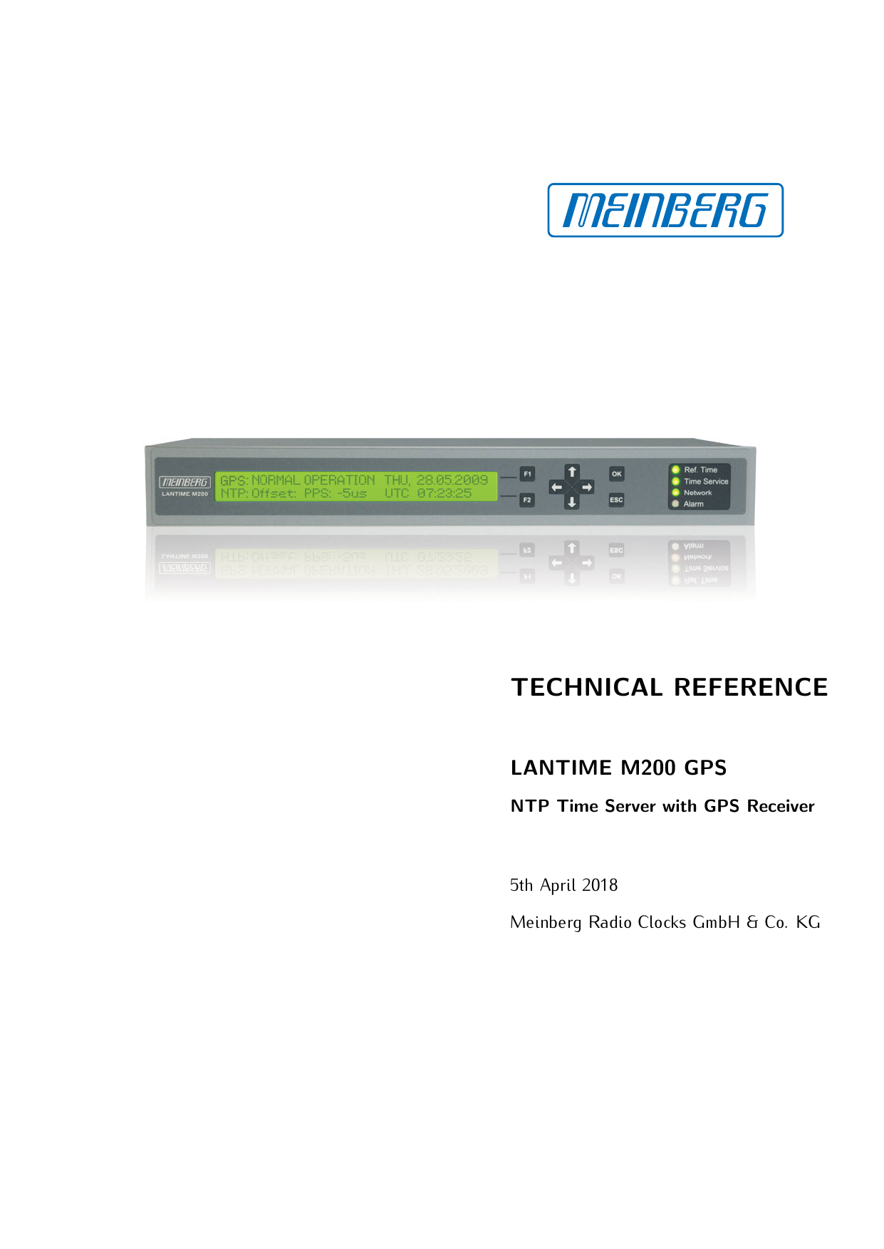 Meinberg Lantime M200 User Manual 