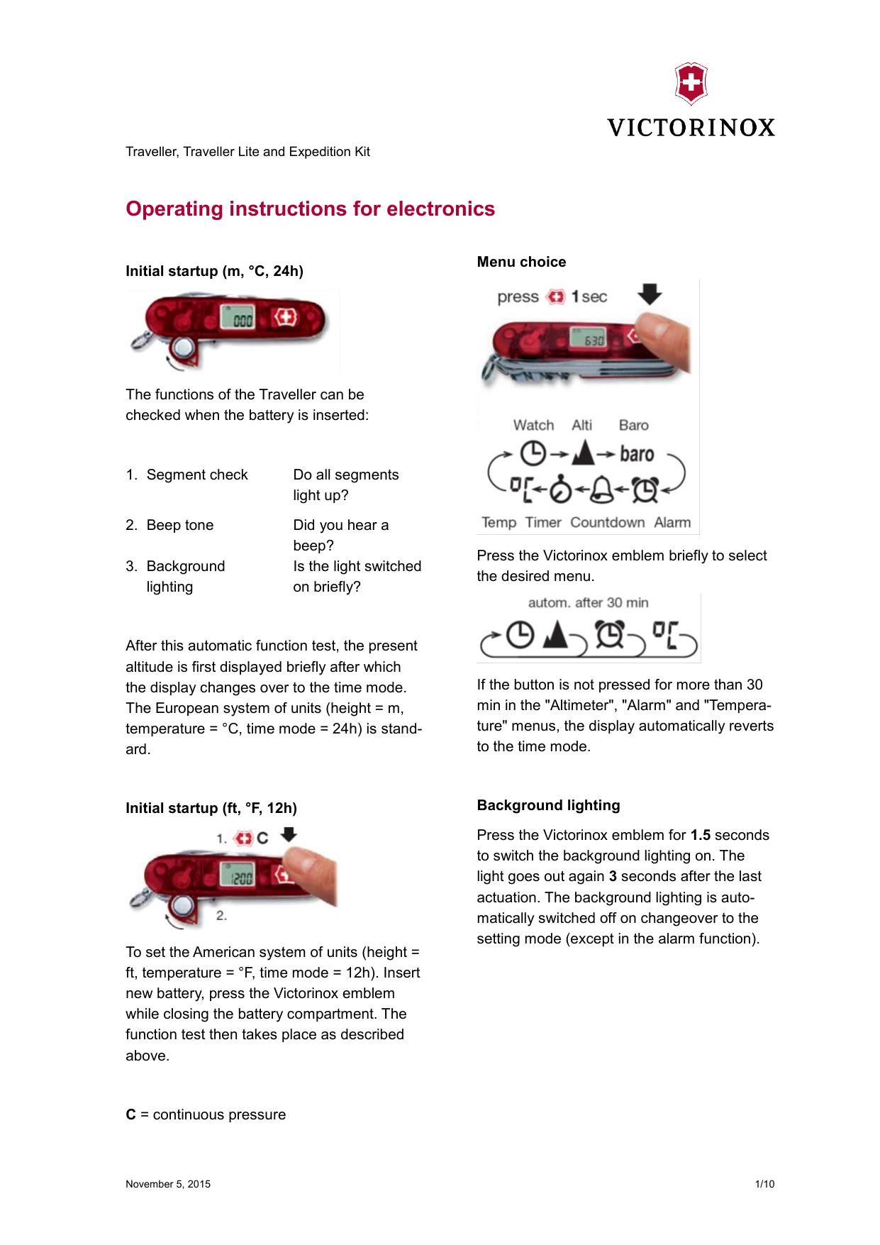 Victorinox expedition outlet lite