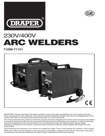 Draper Tools 230V Gas/Gasless Turbo MIG Welder (130A) For Sale Online