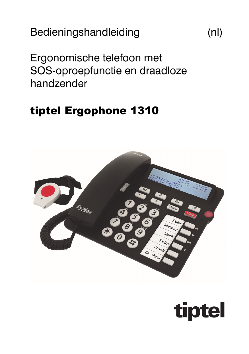 Li-ion Battery for Tiptel Ergophone 6010 3.7V