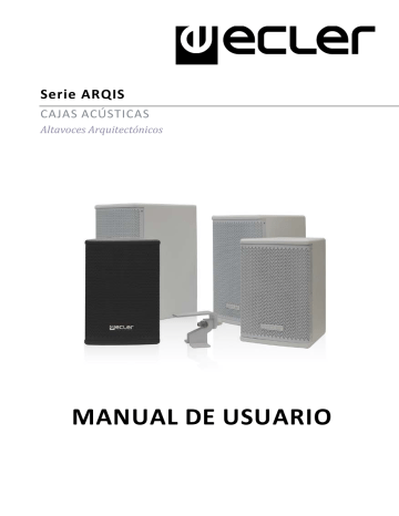 Ecler ARQIS SERIES Manual de usuario | Manualzz