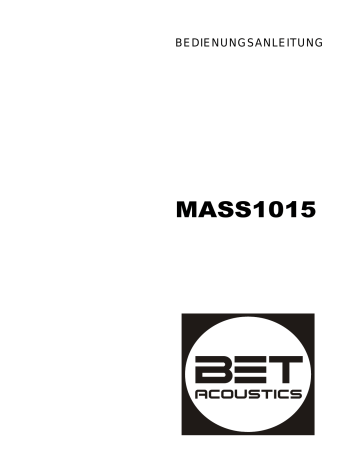 Ecler MASS1015FL3 Benutzerhandbuch | Manualzz