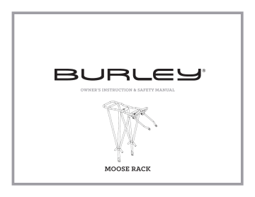 Burley Moose Rack Product manual | Manualzz