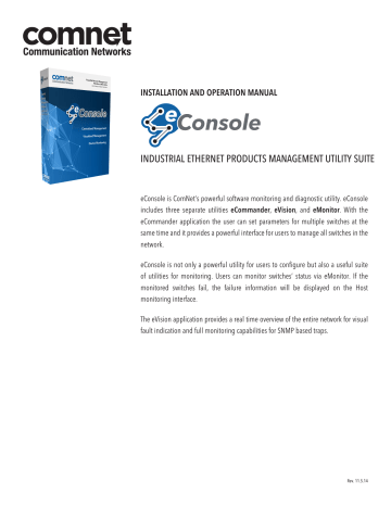 Comnet EConsole Manual | Manualzz