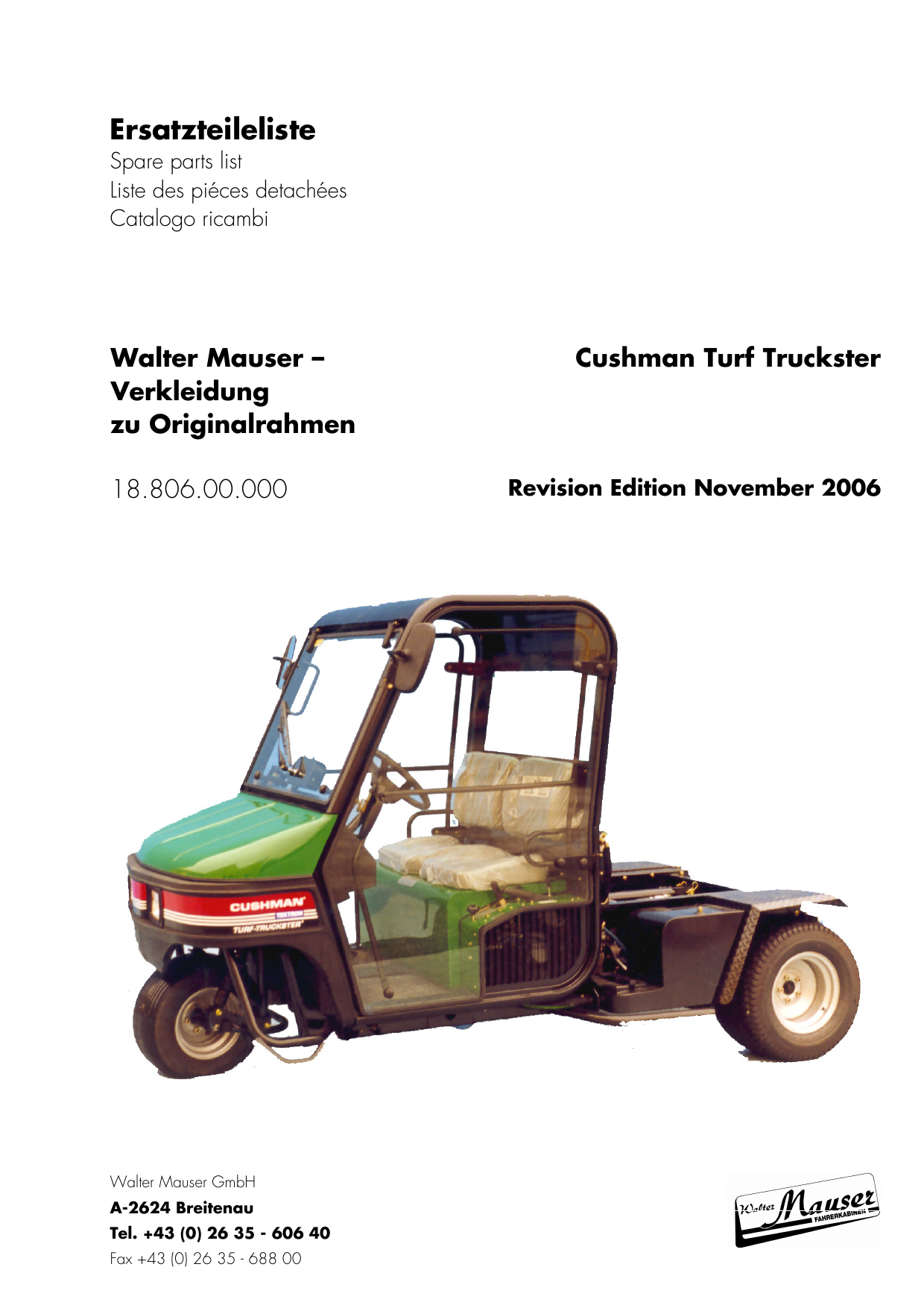 cushman haulster parts catalog