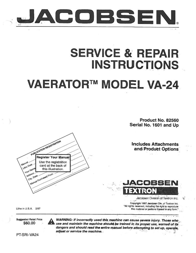 Ransomes 560 User Manual Manualzz