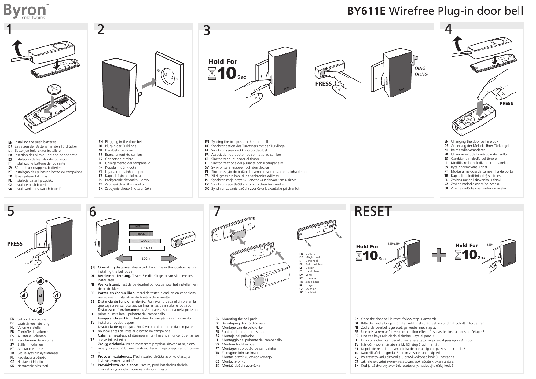Byron 10 007 86 Instructions Manual Manualzz