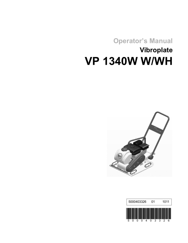 Wacker Neuson Vp1340w Wwh User Manual Manualzz 8739