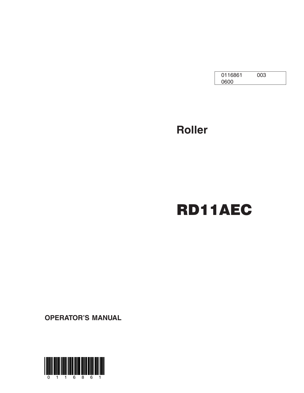 Wacker RD11A RD12 RD11V RD16 Vibratory Asphalt Roller Exciter Switch -0112422 