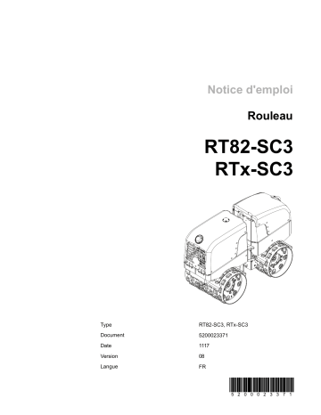 Wacker Neuson RTK82-SC3 Trench Roller Manuel utilisateur | Manualzz