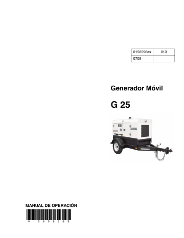 Arranque manual. Wacker Neuson G25 | Arranque manual