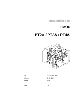 Wacker Neuson PT3A - User manual | manualzz.com