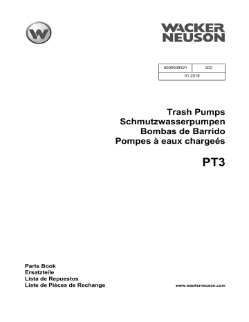 Wacker Neuson PT3 User manual | Manualzz