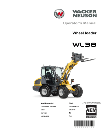 Information on the cabin. Wacker Neuson WL38 | Manualzz