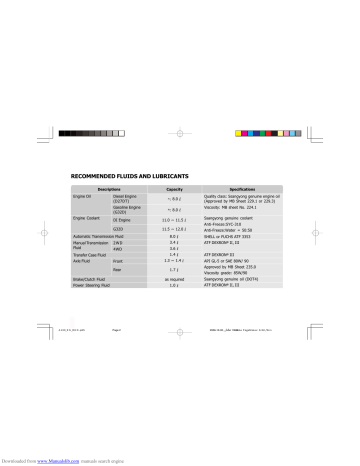 SsangYong RODIUS Owner's Manual | Manualzz