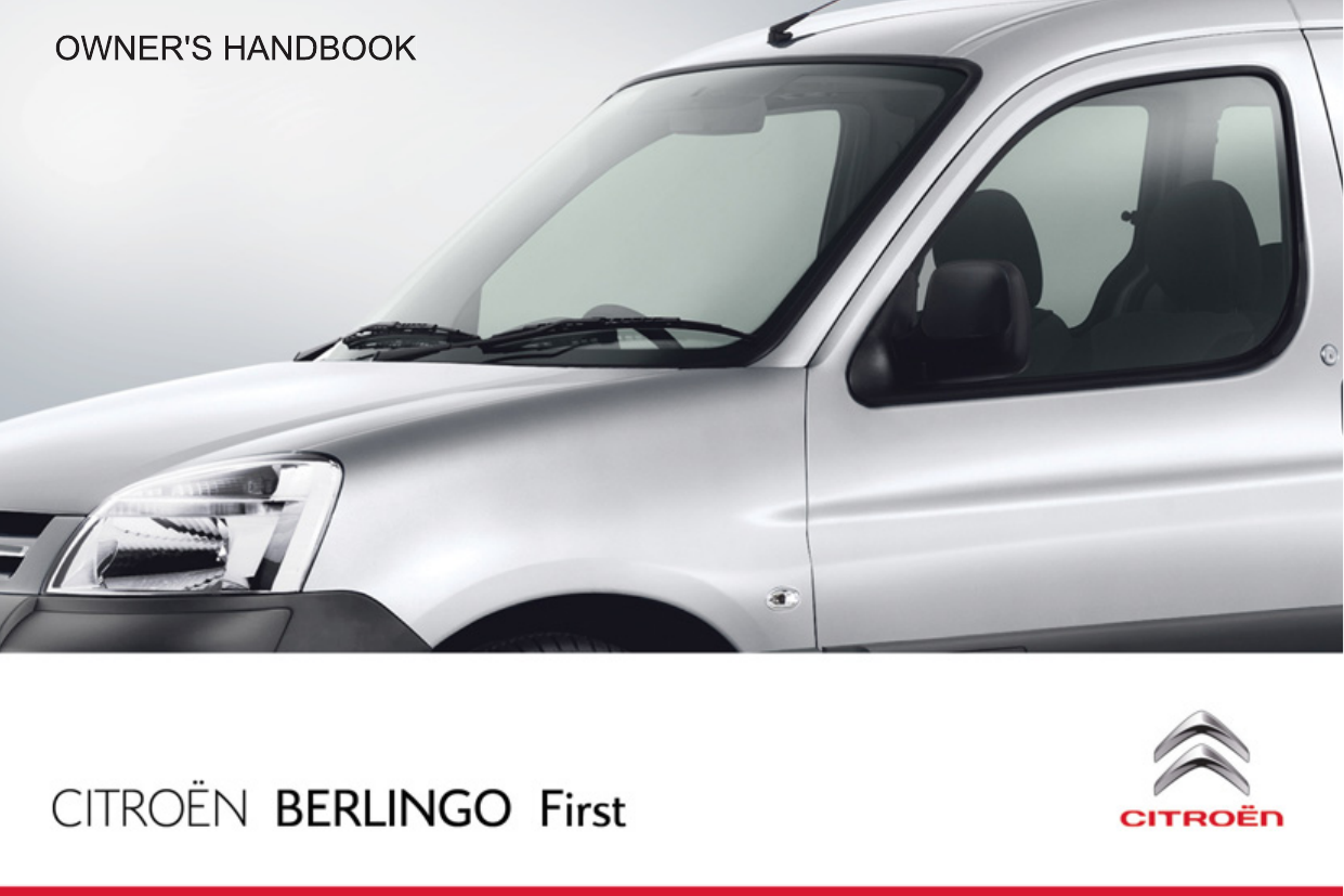 Citroën Citroen Berlingo First 2011 Owner's Manual | Manualzz