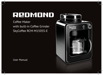 Redmond RCM-M1505S-E Kaffemaskinen SkyCoffee Manuel du propriétaire | Manualzz
