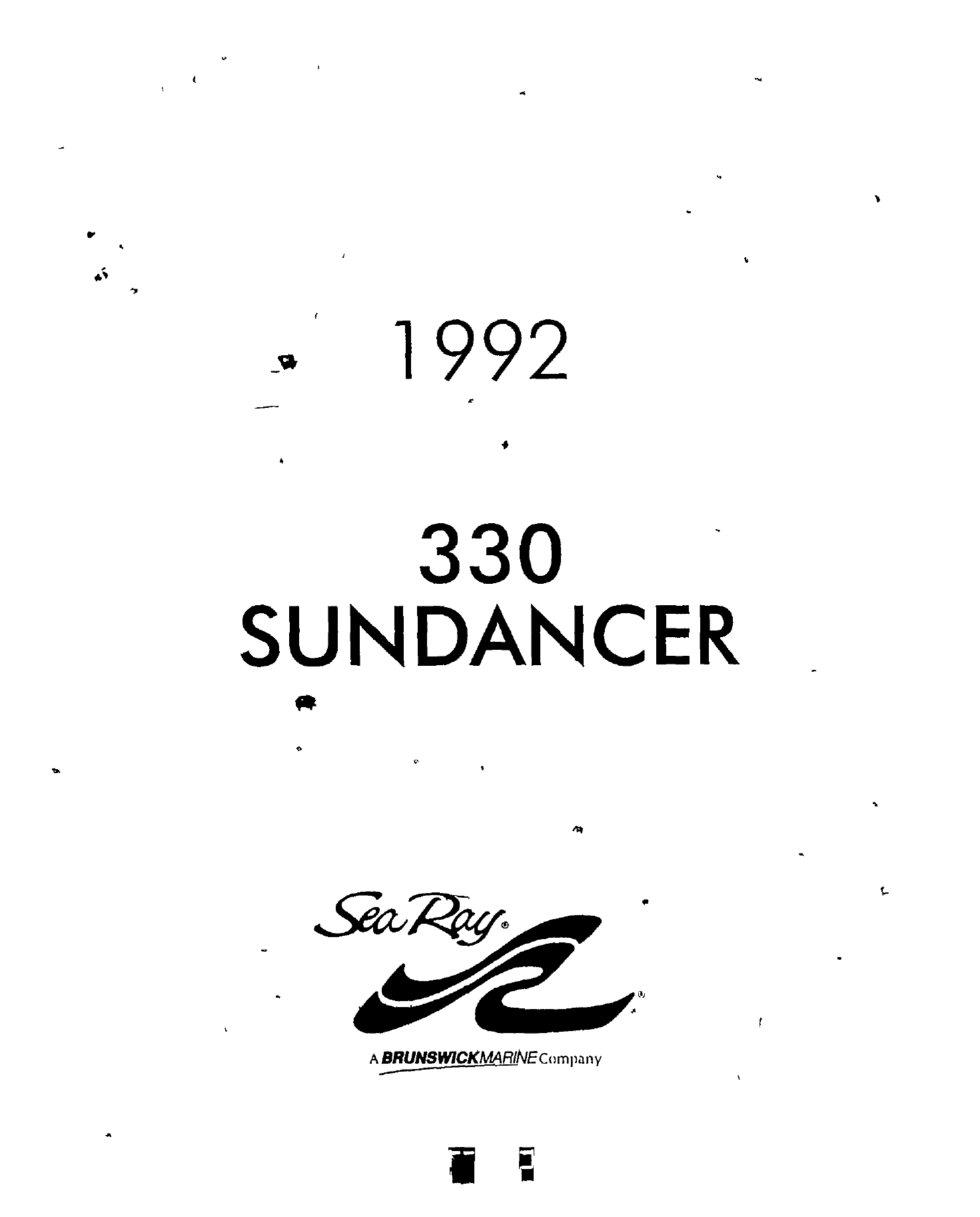 Sea Ray 1992 330 Sundancer User Manual Manualzz