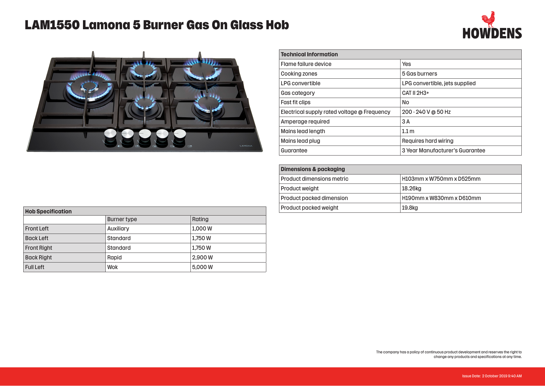 lamona lam1550