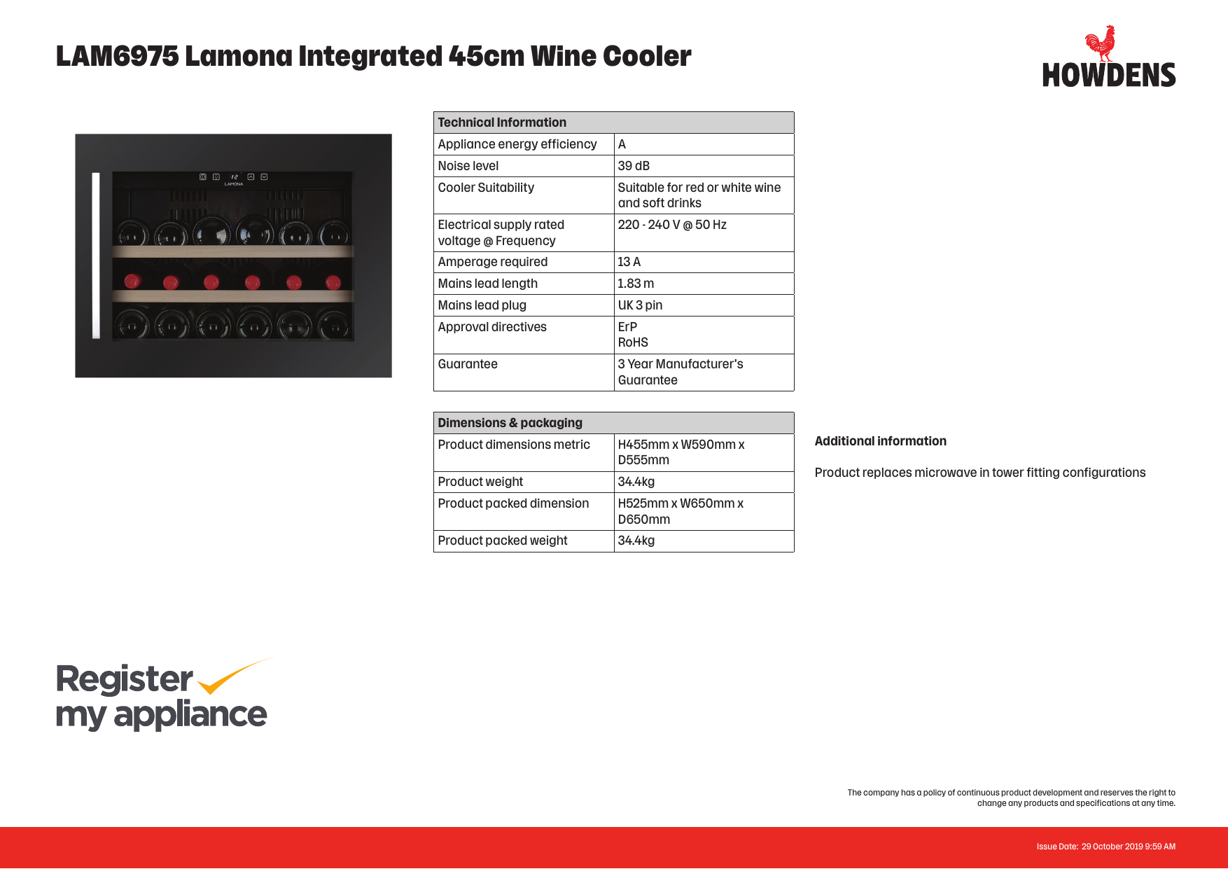 LAMONA LAM6975 Specification Manualzz