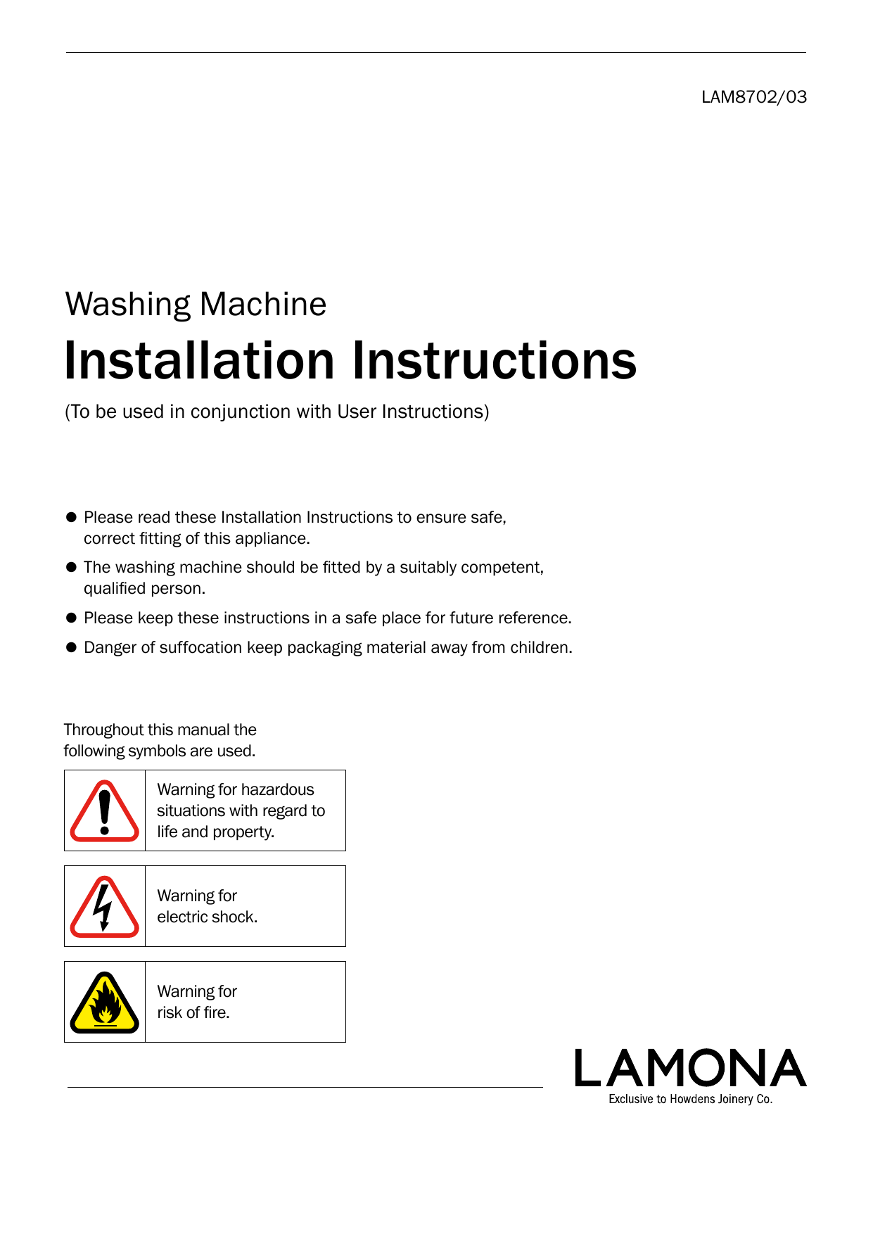 LAMONA LAM8703 Integrated 8Kg 1400rpm White Washing Machine