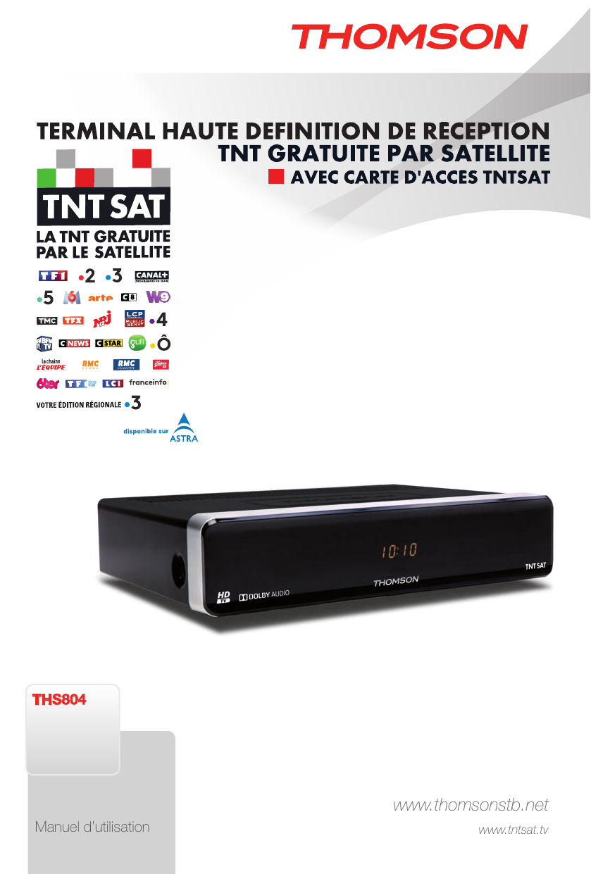 Télécommande d'origine Thomson THS 804 HD