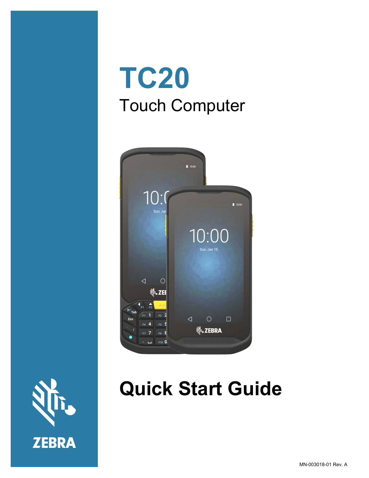 Zebra TC20 Quick Start Guide Manualzz