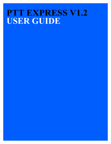 Zebra Ptt User Guide Manualzz