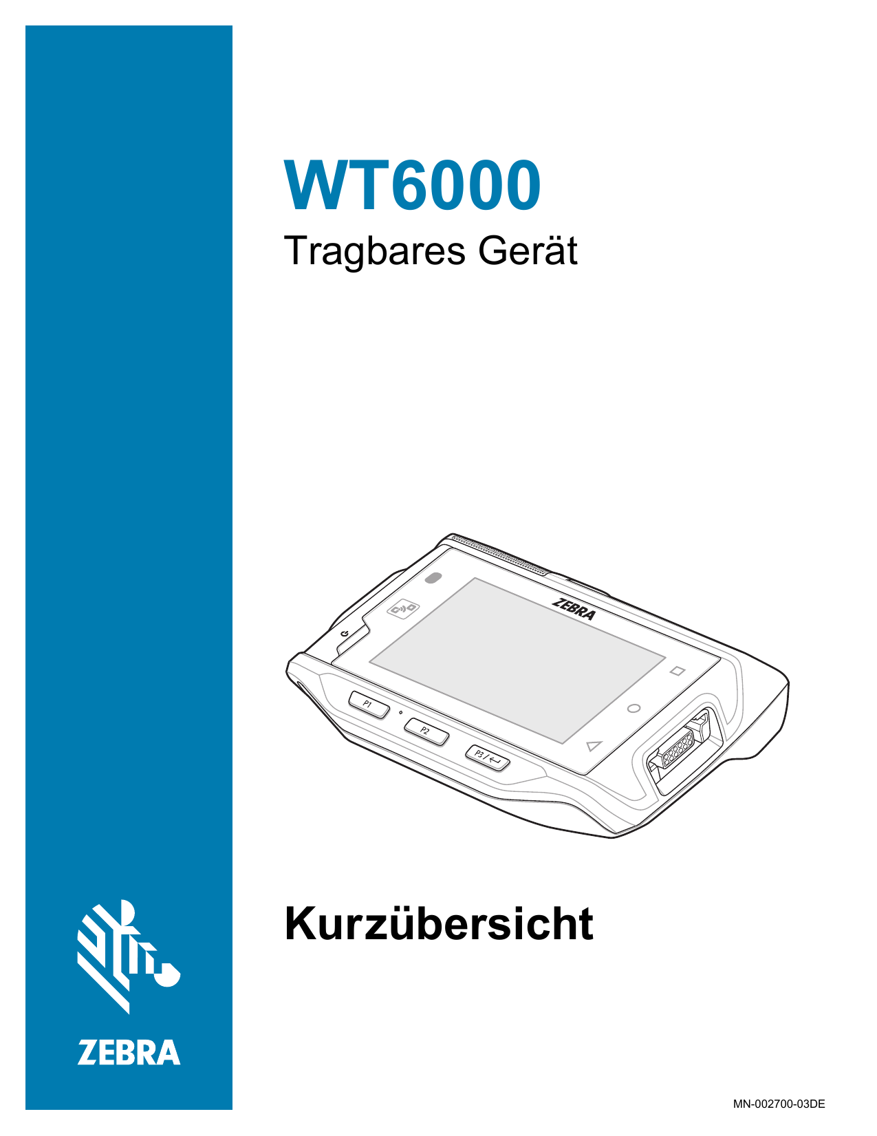 Zebra WT6000 Bedienungsanleitung | Manualzz