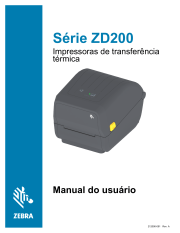 Zebra ZD200 TT Manual do proprietário | Manualzz