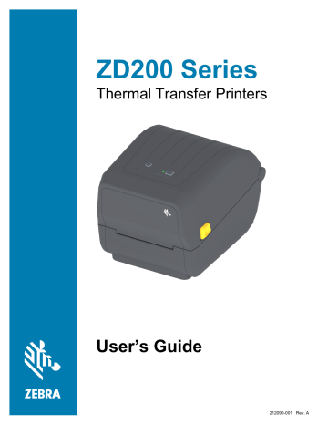 Zebra ZD200 User's Guide | Manualzz