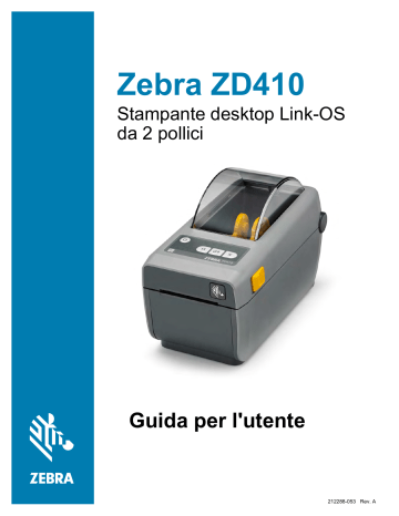 Zebra ZD410D Manuale del proprietario | Manualzz