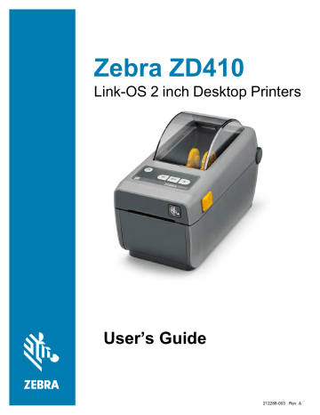 Zebra ZD410d Owner Manual | Manualzz