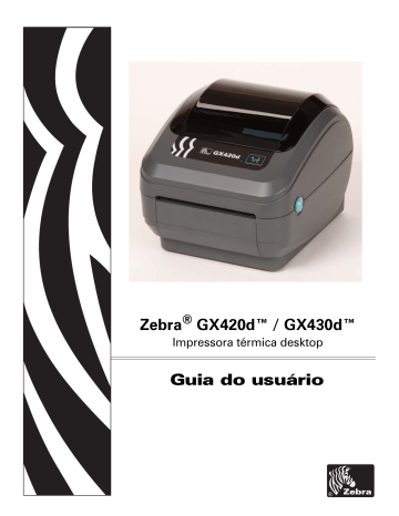 Zebra GX420d Manual do proprietário | Manualzz