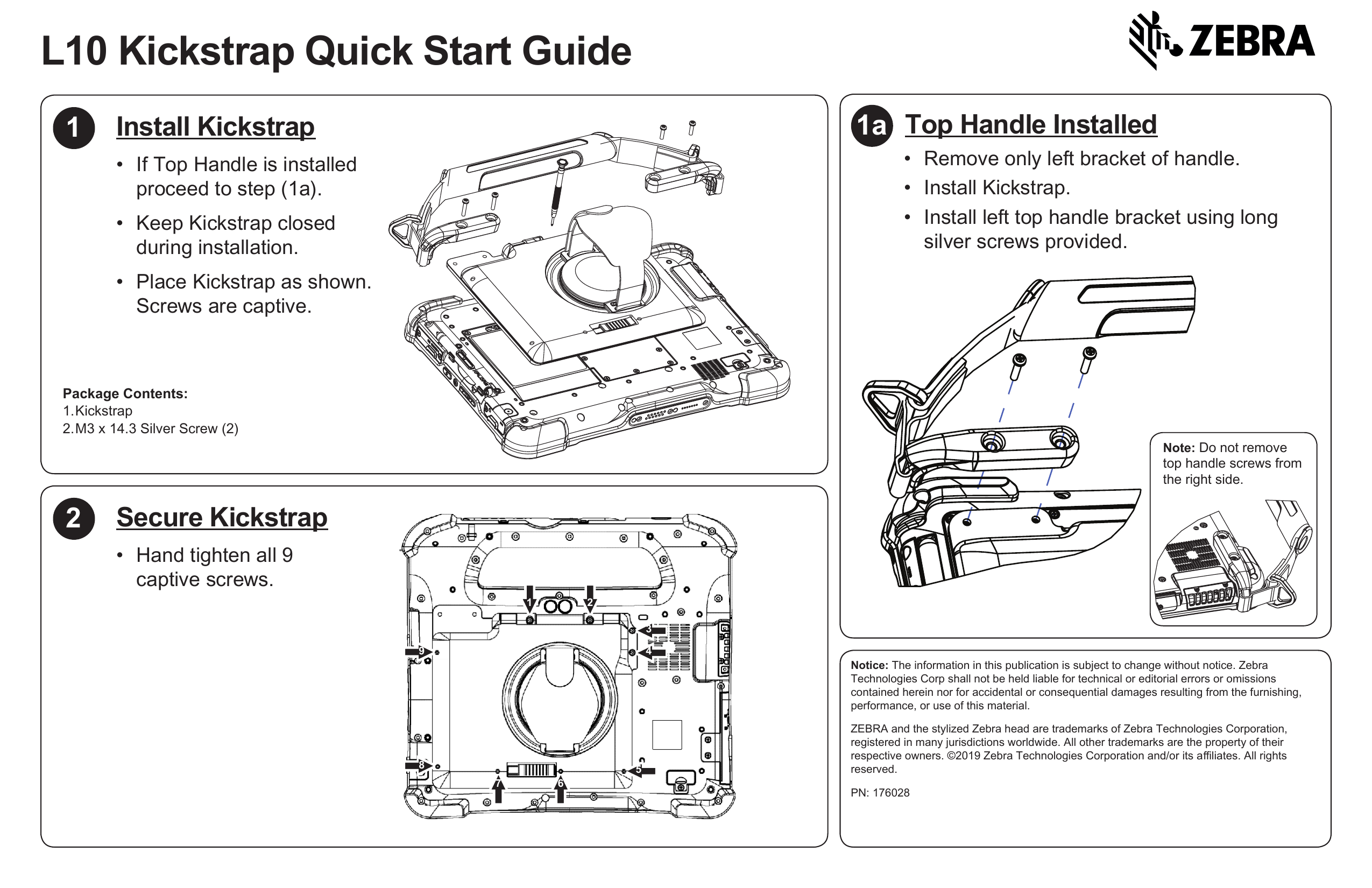 Zebra L10 Quick start guide Manualzz