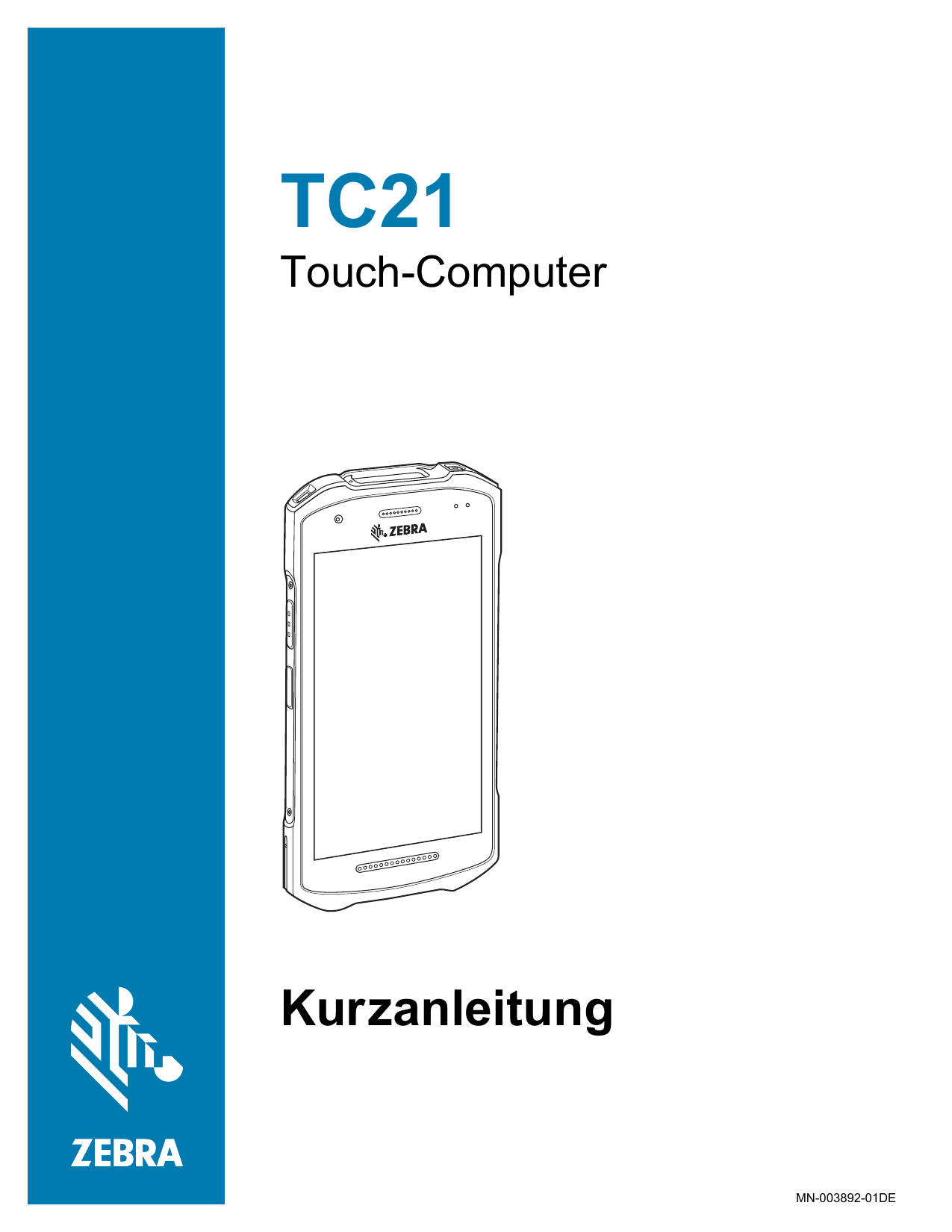 Zebra TC21 Bedienungsanleitung | Manualzz