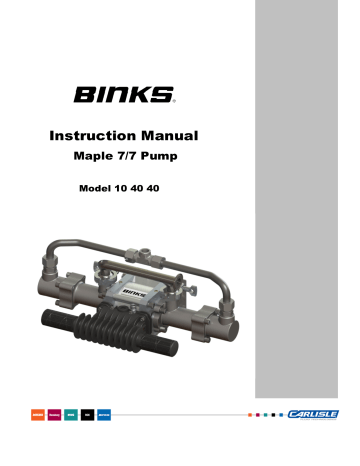 Binks Maple Pumps Manual | Manualzz