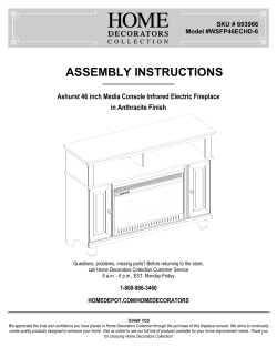 Whalen WSFP46ECHD-5 - User manual | manualzz.com