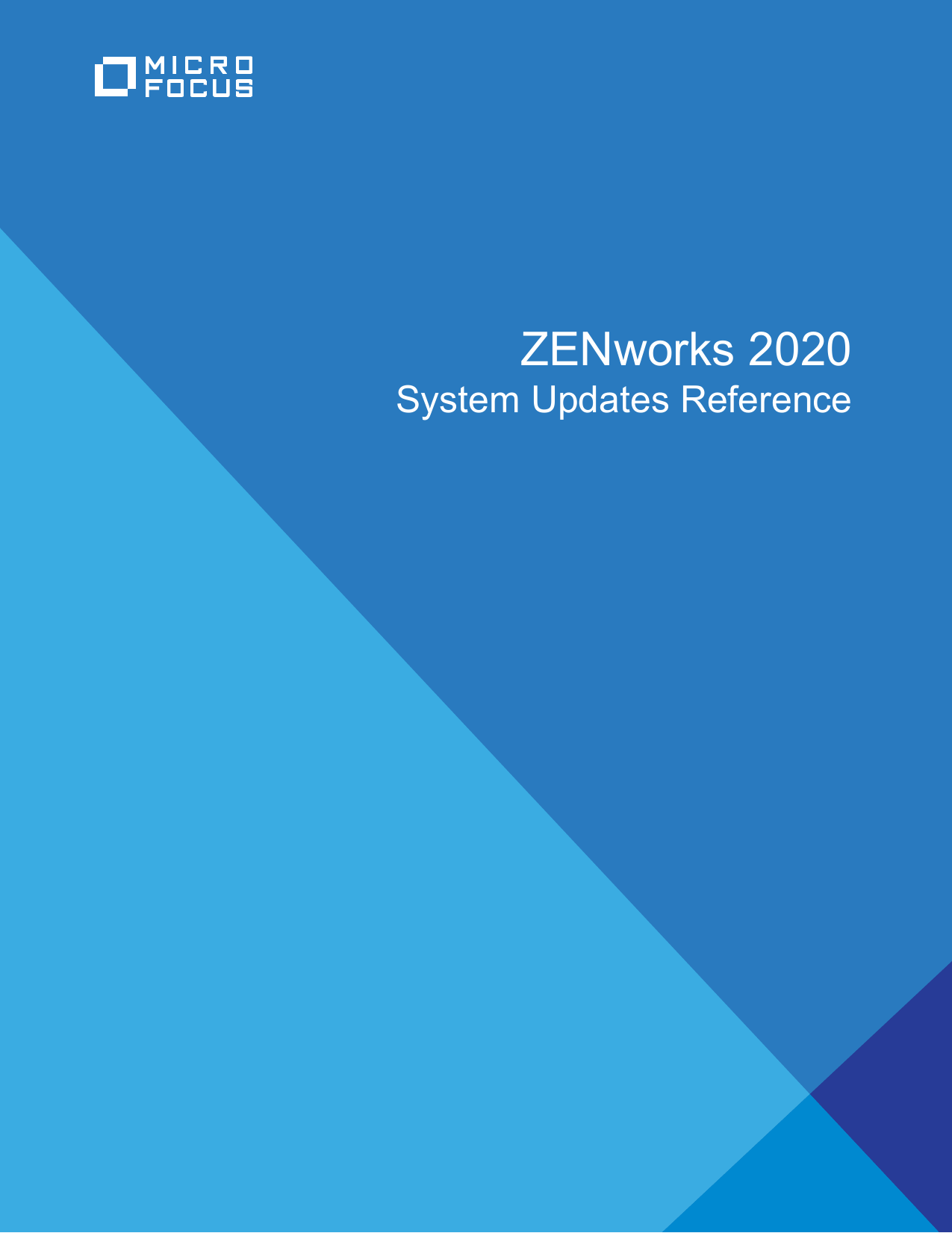 Novell ZENworks 2020 Instructions Manualzz
