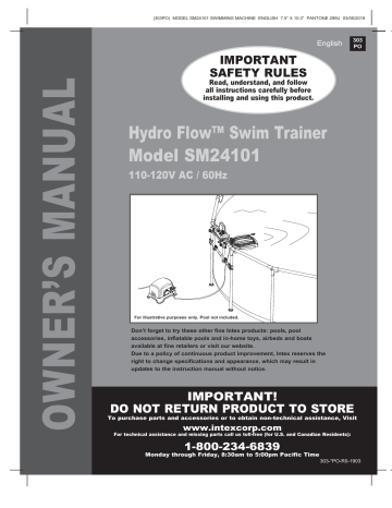 intex double quick iii instructions