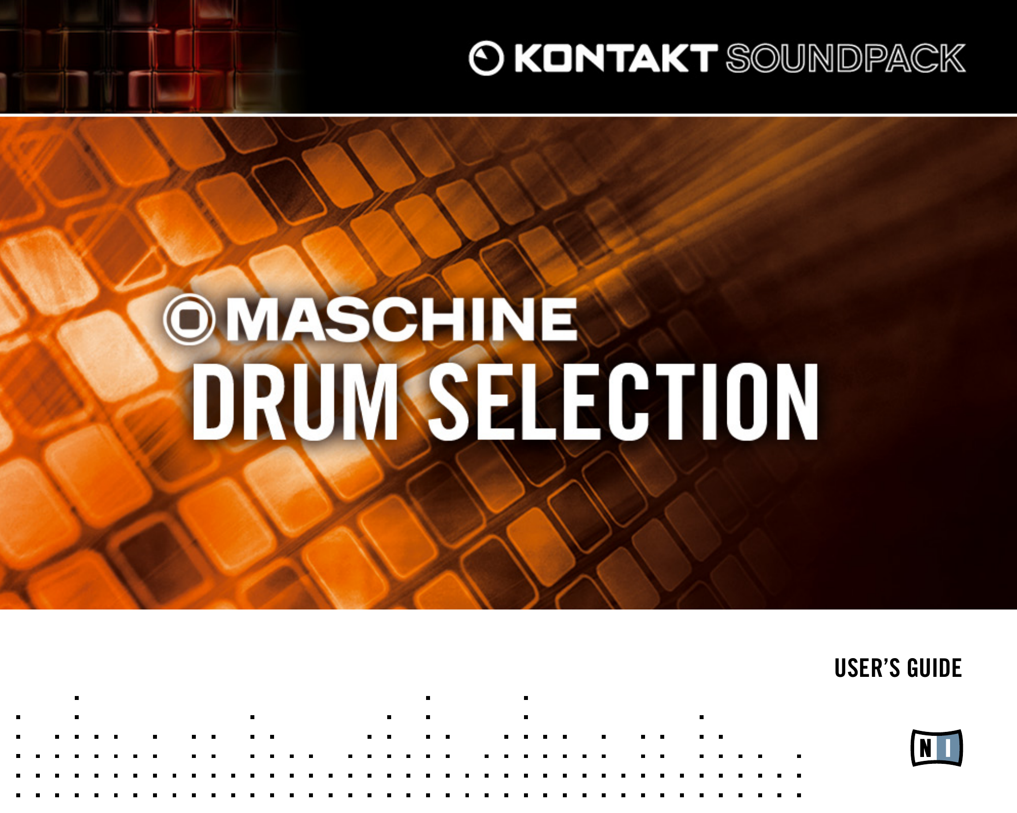 Native Instruments MASCHINE DRUM SELECTION Owner's Manual | Manualzz