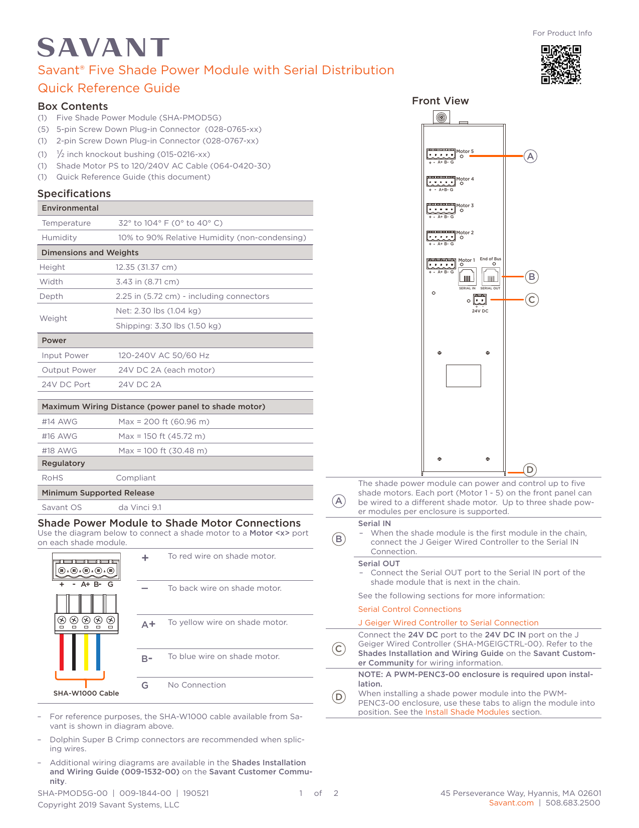 module savant rs232