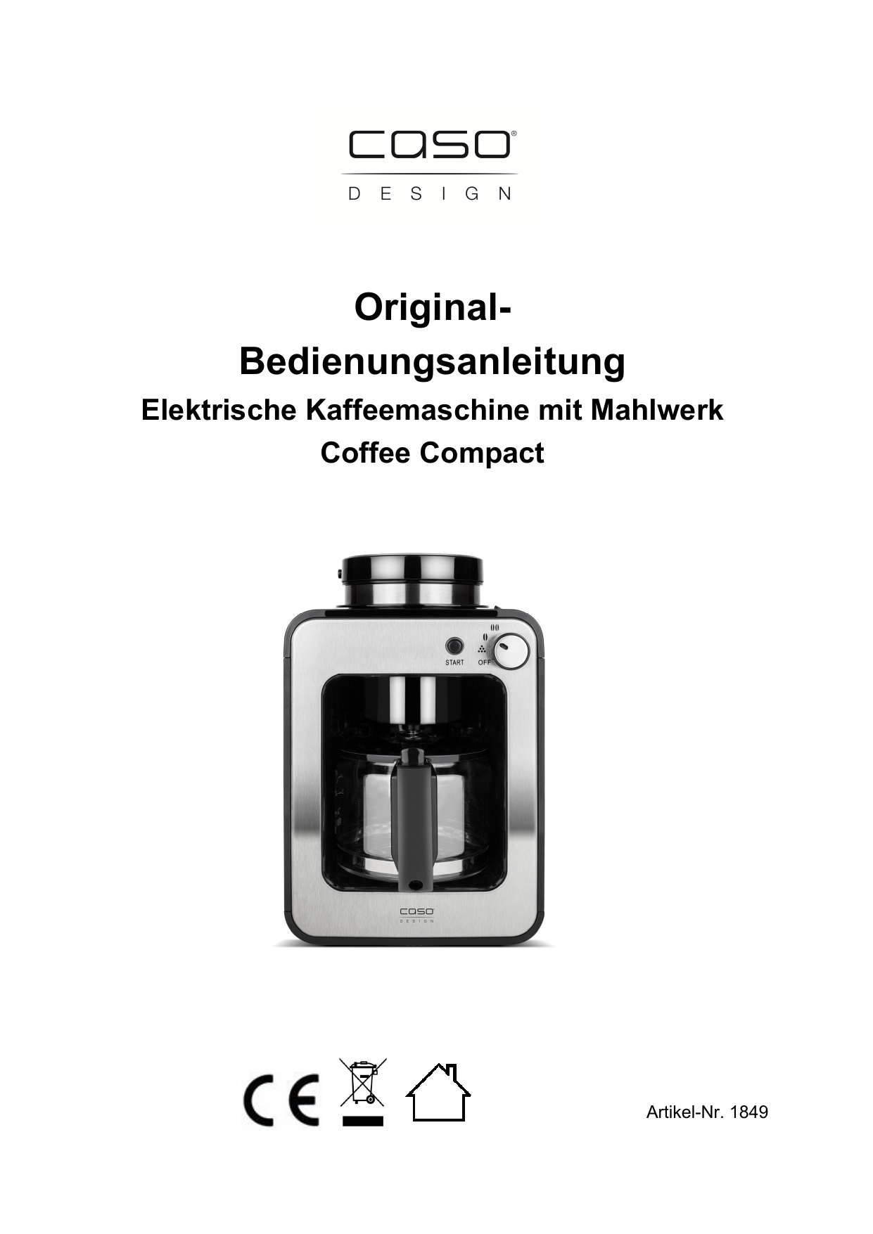 Caso Coffee Compact 1849. Rinse Unit в кофемашине. Инструкция по эксплуатации прибора caso Design. Caso сервис Академическая.