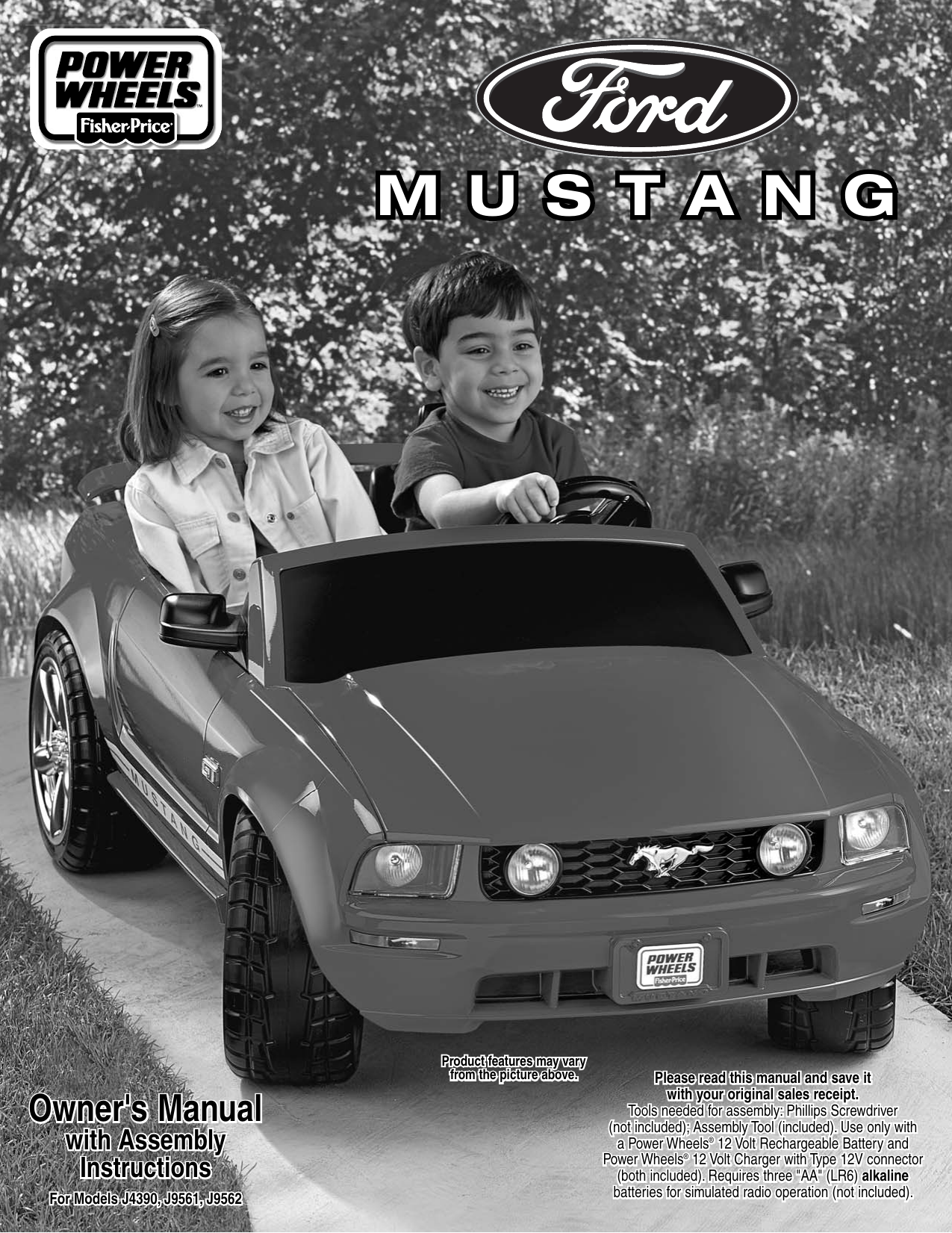 black mustang power wheels