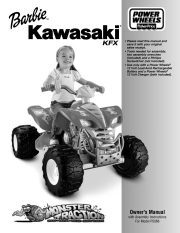 Barbie kfx best sale power wheels